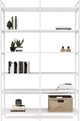 Стеллаж Crafto Симпл Плюс Лофт 01 125x32x190