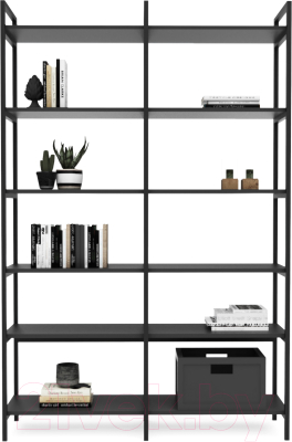 Стеллаж Crafto Симпл Плюс Лофт 02 125x32x190