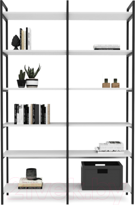 Стеллаж Crafto Симпл Плюс Лофт 07 125x32x190