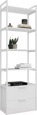 Стеллаж Crafto Квентин Мини Лофт 01 60x32x190 - фото