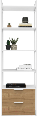 Стеллаж Crafto Квентин Мини Лофт 02 60x32x190