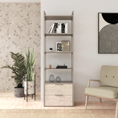 Стеллаж Crafto Квентин Мини Лофт 07 60x32x190