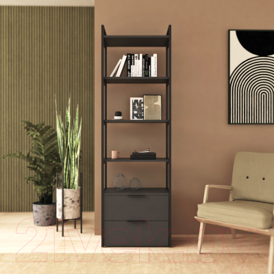 Стеллаж Crafto Квентин Мини Лофт 09 60x32x190