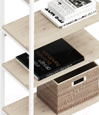 Стеллаж Crafto Симпл Лофт 02 60x32x190