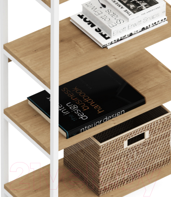 Стеллаж Crafto Симпл Лофт 03 60x32x190