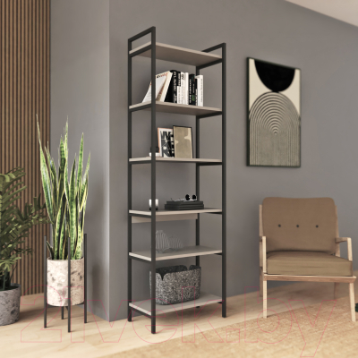 Стеллаж Crafto Симпл Лофт 05 60x32x190