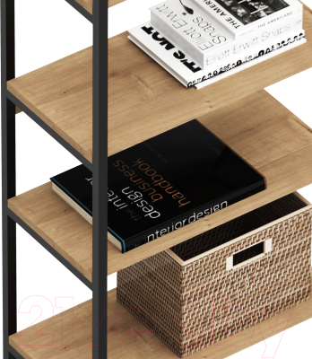 Стеллаж Crafto Симпл Лофт 06 60x32x190