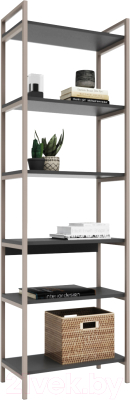 Стеллаж Crafto Симпл Лофт 11 60x32x190 - фото