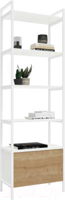 Стеллаж Crafto Бонд Мини Лофт 02 60x32x190 - фото