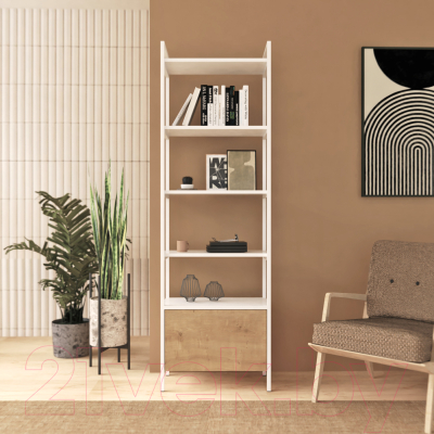 Стеллаж Crafto Бонд Мини Лофт 02 60x32x190