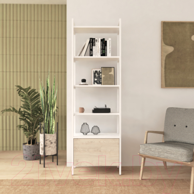 Стеллаж Crafto Бонд Мини Лофт 03 60x32x190