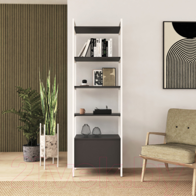 Стеллаж Crafto Бонд Мини Лофт 04 60x32x190