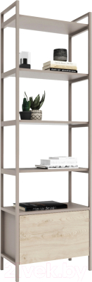 Стеллаж Crafto Бонд Мини Лофт 06 60x32x190 - фото