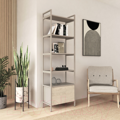 Стеллаж Crafto Бонд Мини Лофт 06 60x32x190