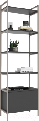 Стеллаж Crafto Бонд Мини Лофт 07 60x32x190 - фото