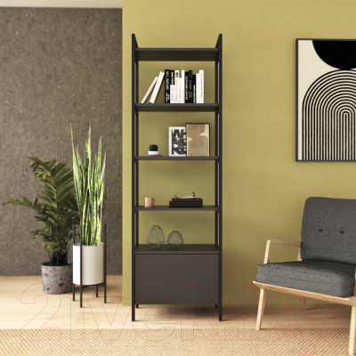 Стеллаж Crafto Бонд Мини Лофт 11 60x32x190