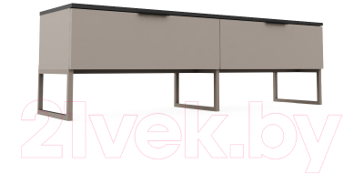 Тумба Crafto Рокки 08 150x38x47 (латте/графит)