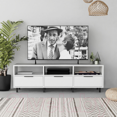 Тумба Crafto Агата 01 150x38x47 (белый)