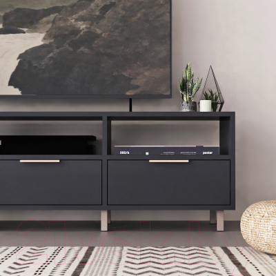 Тумба Crafto Агата 04 150x38x47 (графит/латте)