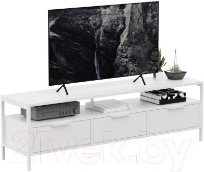 Тумба Crafto Фрида 01 154x40x47 (белый) - фото