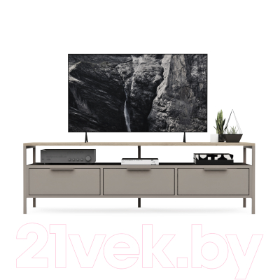 Тумба Crafto Фрида 05 154x40x47 (каштан/латте)