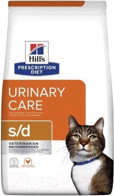 Сухой корм для кошек Hill's Prescription Diet Urinary Care s/d - фото