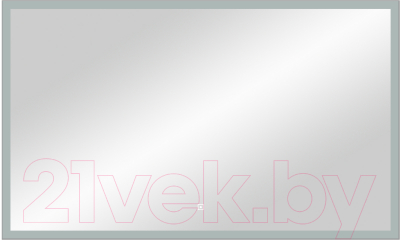 Зеркало Континент Frame Silver Led 100x70 - фото