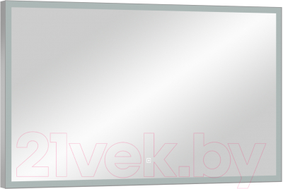 Зеркало Континент Frame Silver Led 100x70