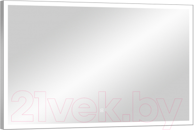 Зеркало Континент Frame Silver Led 100x70