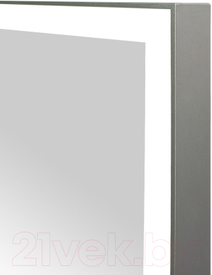 Зеркало Континент Frame Silver Led 100x70