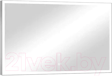 Зеркало Континент Frame Silver Led 120x70 - фото