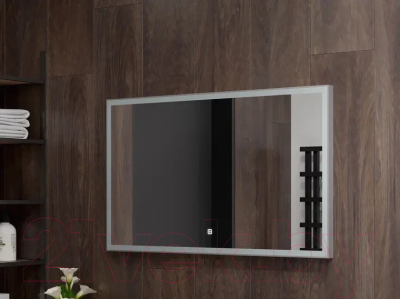 Зеркало Континент Frame Silver Led 120x70