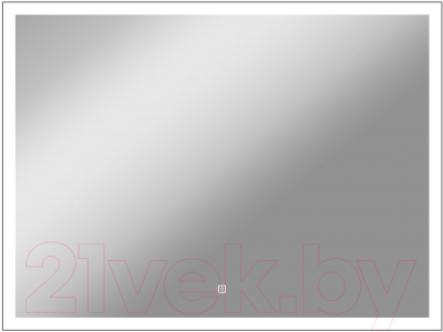 Зеркало Континент Frame Silver Led 80x60