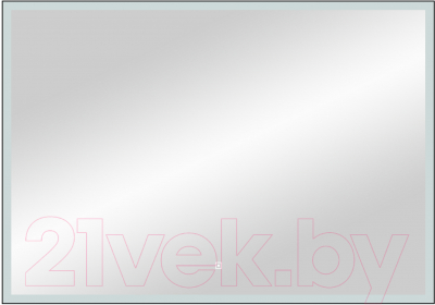 Зеркало Континент Frame Black Led 100x70 - фото