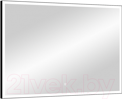 Зеркало Континент Frame Black Led 100x70