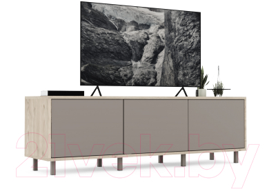 Тумба Crafto Анри 05 150x38x47 (каштан/латте)