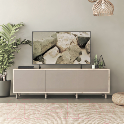 Тумба Crafto Анри 05 150x38x47 (каштан/латте)