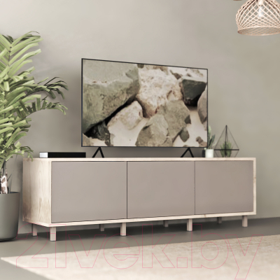 Тумба Crafto Анри 05 150x38x47 (каштан/латте)