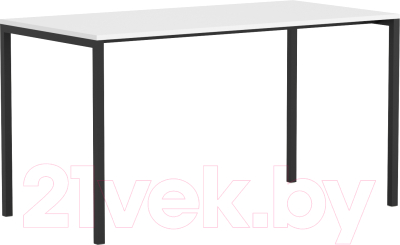 Письменный стол Crafto Рон Лофт 01 138x70x75 (белый/черный) - фото