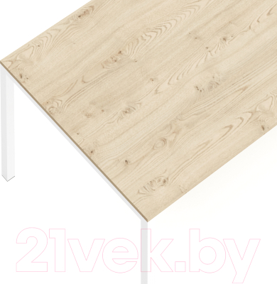 Письменный стол Crafto Рон Лофт 03 138x70x75 (белый/каштан)