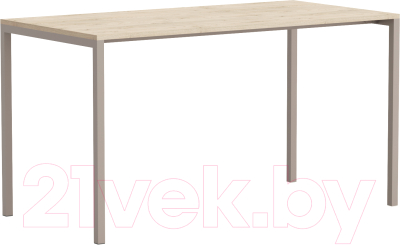 Письменный стол Crafto Рон Лофт 04 138x70x75 (латте/каштан) - фото