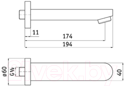 Душевой гарнитур Deante 003W