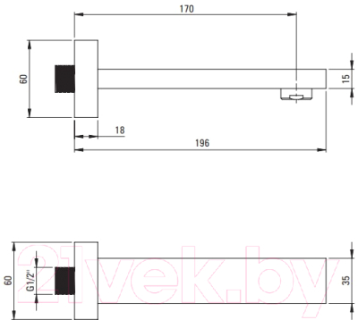 Душевой гарнитур Deante Nero N02W