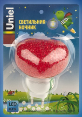 Ночник Uniel Сердечко DTL-309 / 10325