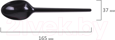 Набор одноразовых ложек Laima Стандарт / 607833