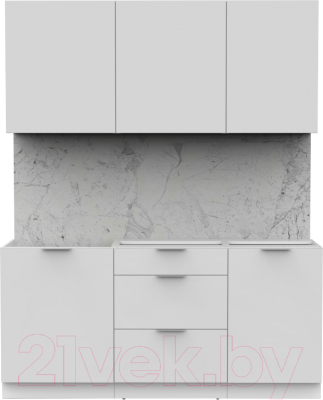 Готовая кухня Интермебель Микс Топ-3 1.7м без столешницы - фото