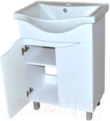 Тумба с умывальником Гамма Люкс 13-56/3 У60 Базик-7060