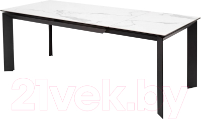 Обеденный стол M-City Cremona 140 High Gloss Statuario / DECDF501THGSTATBLCK140