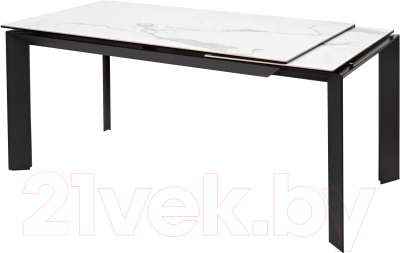 Обеденный стол M-City Cremona 140 High Gloss Statuario / DECDF501THGSTATBLCK140
