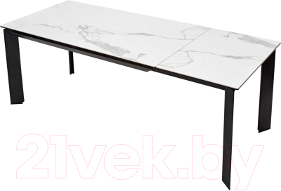 Обеденный стол M-City Cremona 140 High Gloss Statuario / DECDF501THGSTATBLCK140